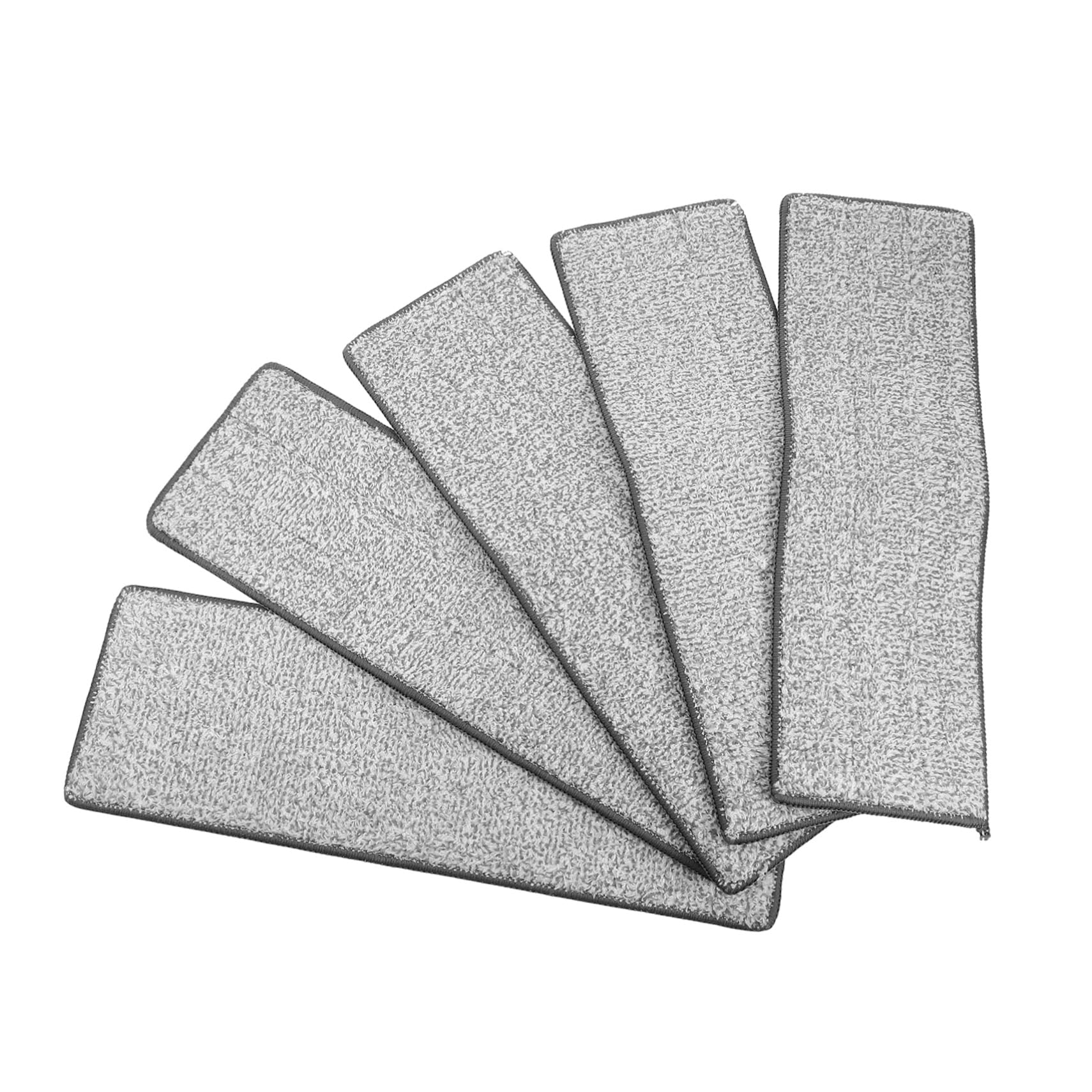 MAGICLULU 25 Piezas paño de Repuesto Paños de Repuesto de Fibra Almohadillas de Fibra fregona Accesorio de fregona Recambio de fregona de Fibra trapeador de Limpieza trapeador Limpio