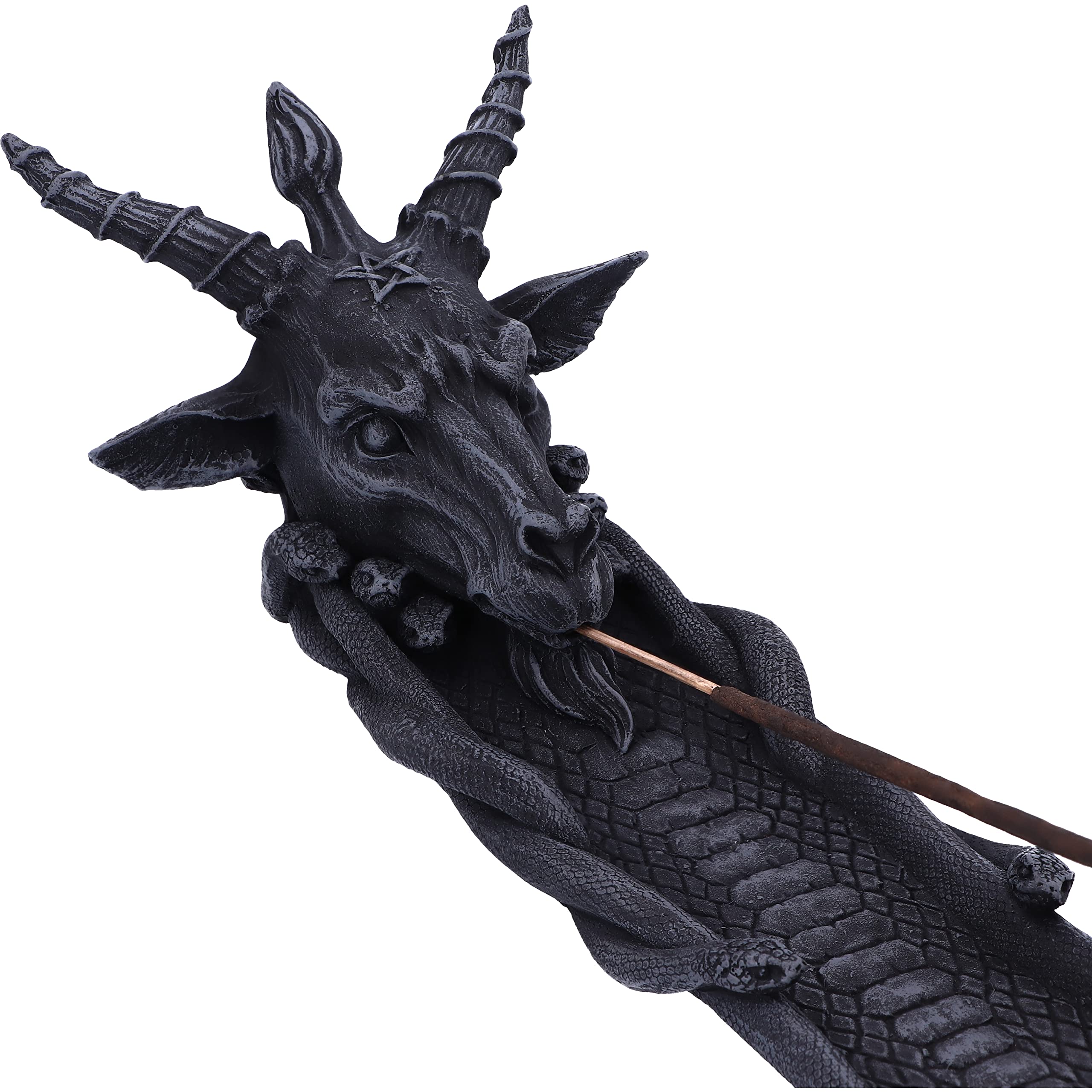 Nemesis Now Baphomet's Scent uchwyt na kadzidełka 29,2 cm, czarny