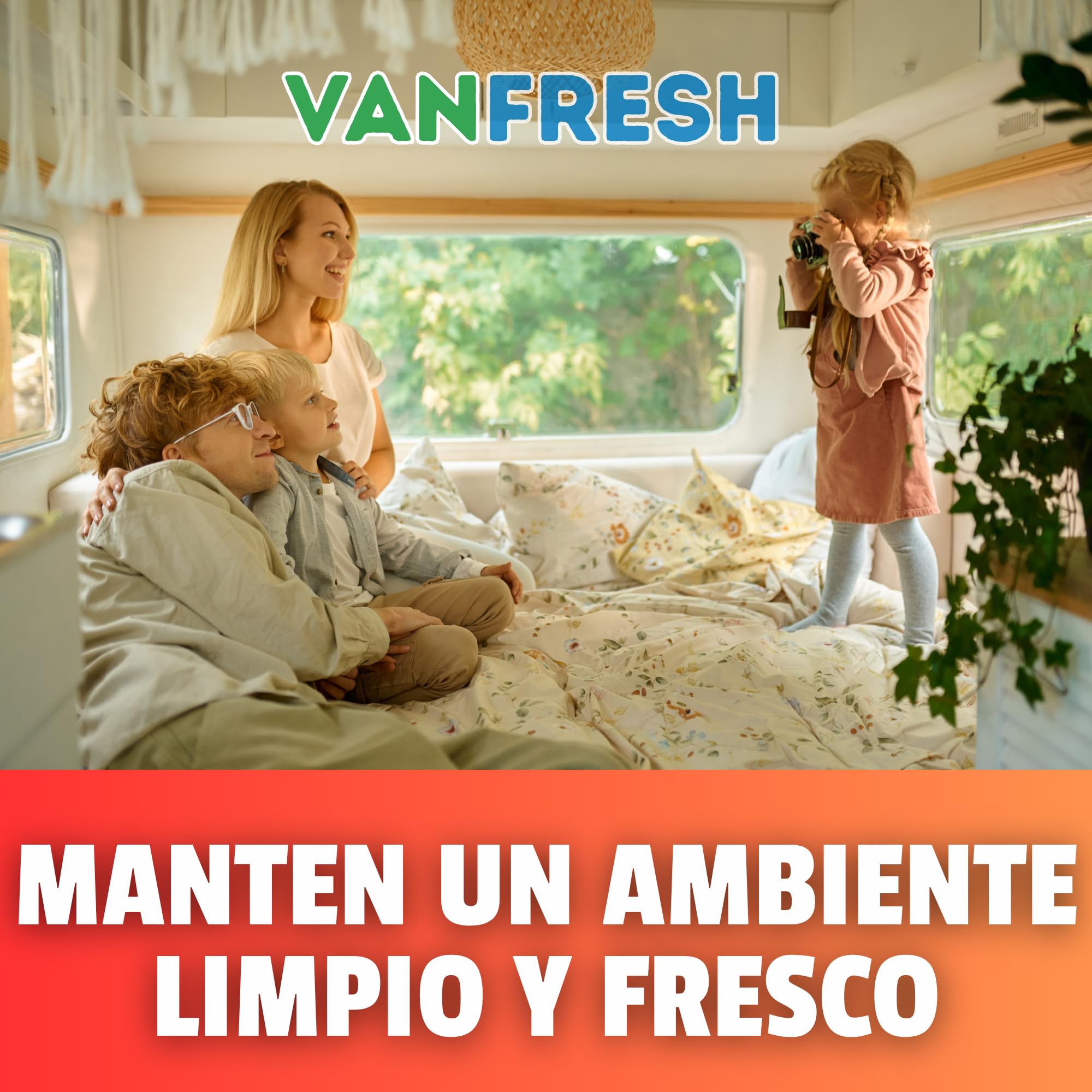 Vanfresh WC Rinse – Líquido para Cisterna de WC Químico 5L | Aroma Intenso y Frescor Duradero para Inodoros Portátiles, Autocaravanas y Camping