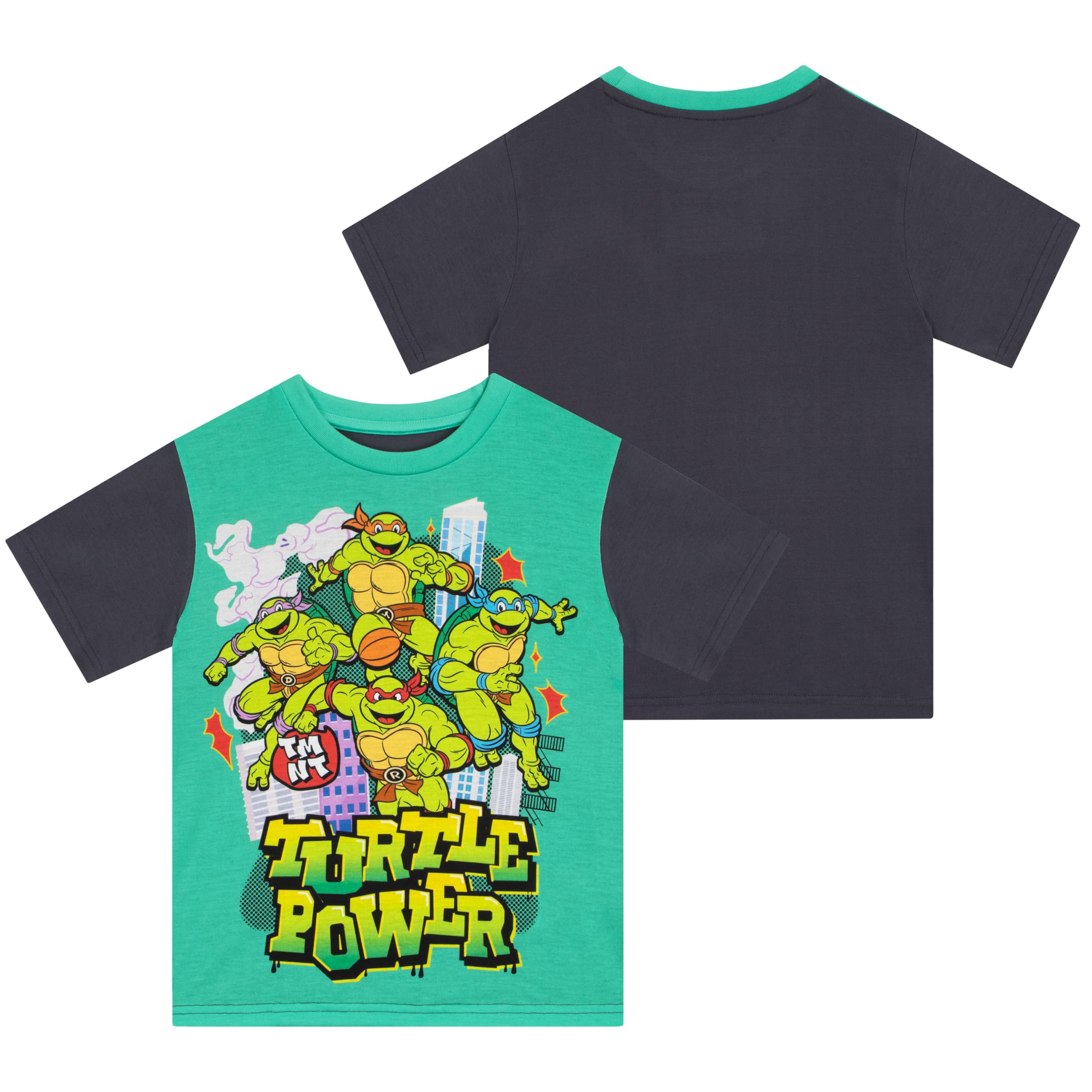 Teenage Mutant Ninja Turtles Pijama Pijamas Niño Verano | Pijama Corto TMNT