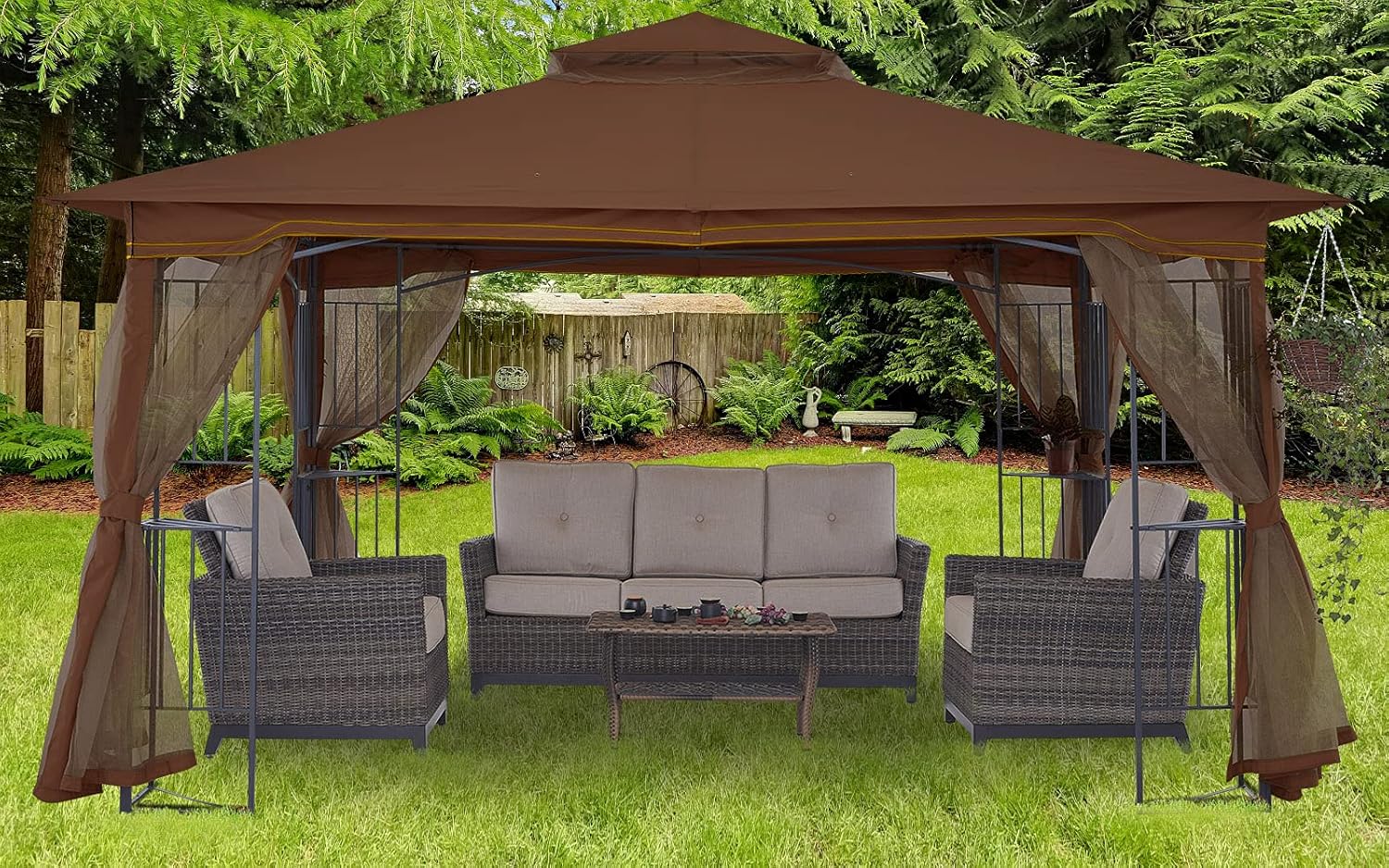 Vented double roof design