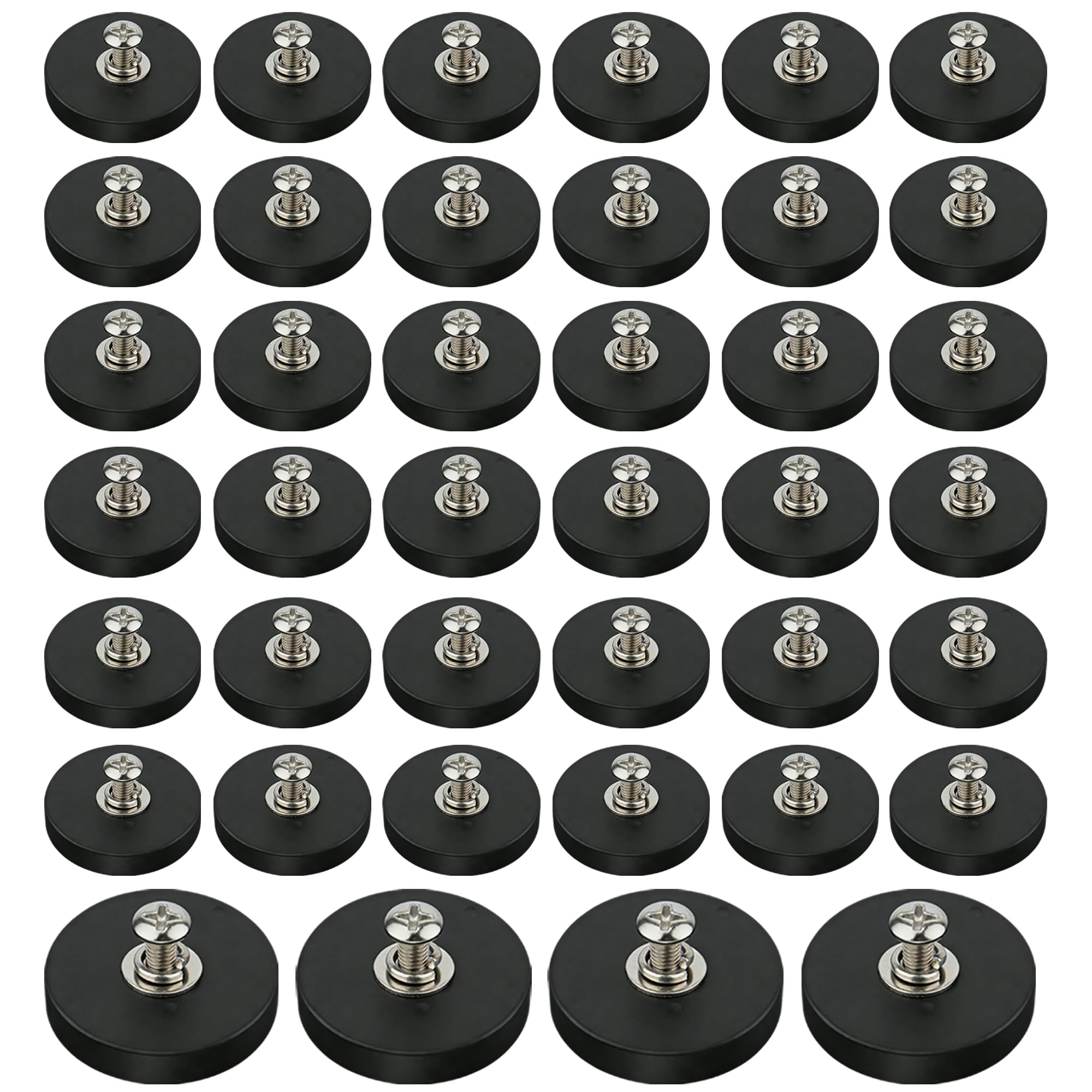 ULIBERMAGNET 20Pack Rubber Coated Magnet,Strong Neodymium Magnet Base with M4 Female Thread,Strong Magnetic Mounting for Lighting,Tools and equipement — Amazon image 15