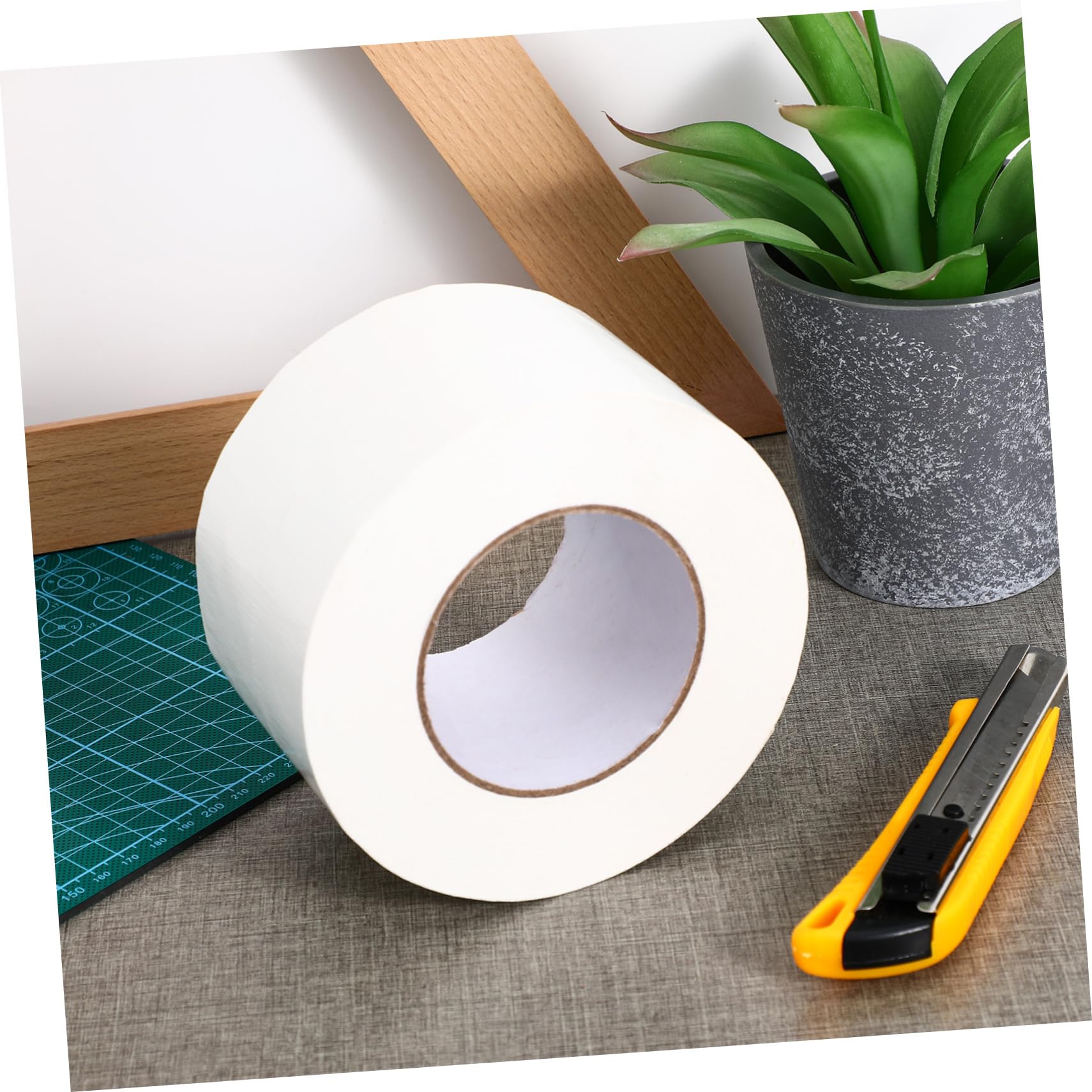 Gewebeband 1 Rolle 50m Weiß aus Polyethylen und Faser