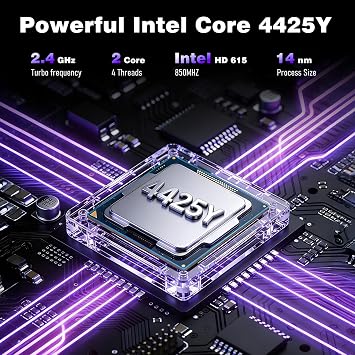 NIAKUN Laptop Computer 2026, 15.6 Inch Lap Top PC Window 11 Pro, 8GB RAM 256GB SSD, Int Pentium Gold Processor 4425Y, Bluetooth, MINI HDMI, FHD 1920 * 1080, Office 365, Business