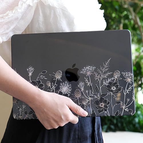 Miniatura 6 de MEEgoodo Funda para MacBook Air de 15 pulgadas M4M3M2 2025 2024 2023, funda compatible con el modelo (A3241A3114A2941) para MacBook Air de 15