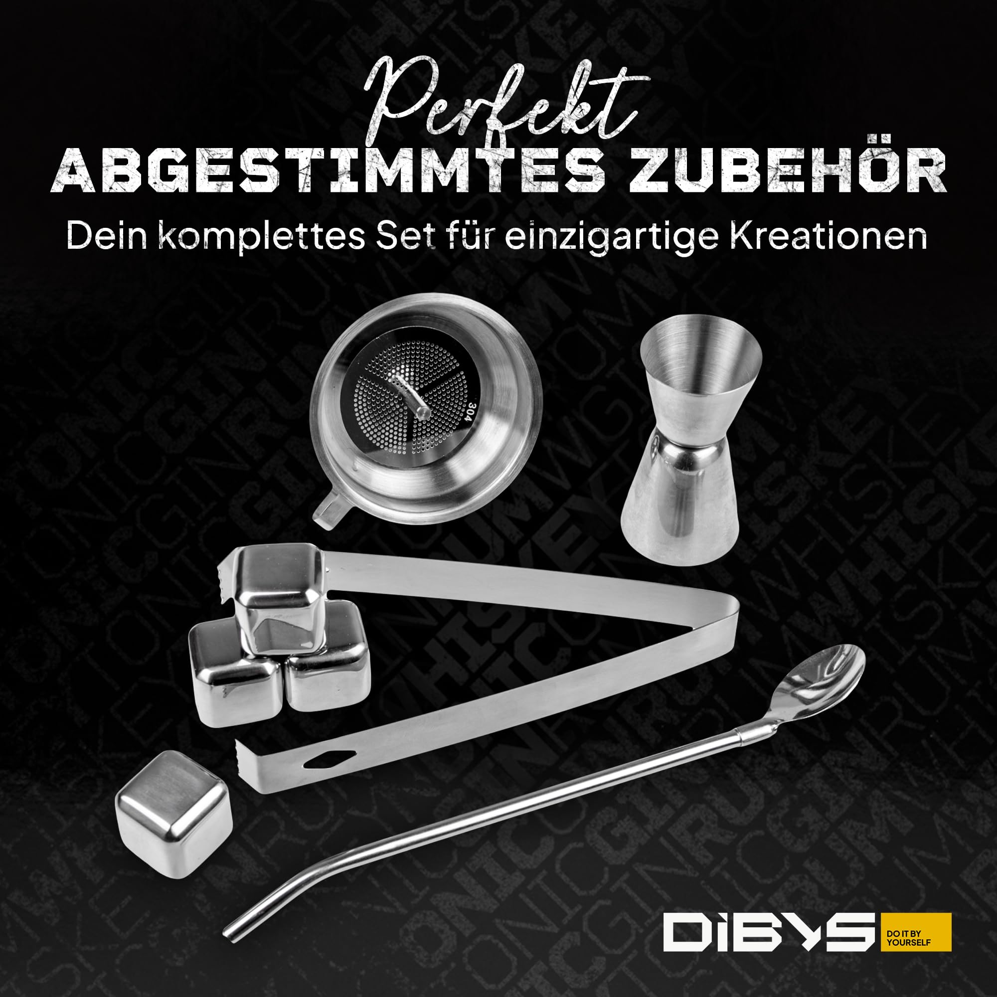 DIBYS Rum-Selber-Machen-Set inkl. 12 natürlichen Botanicals & Zubehör - Rum-Probier-Set als schönes Geschenk für Liebhaber - DIY-Baukasten mit 4 Rezepten