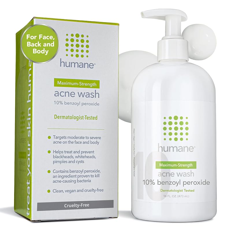 humane Limpador corporal com peróxido de benzoíla 10% BEAUTY-BPO-007