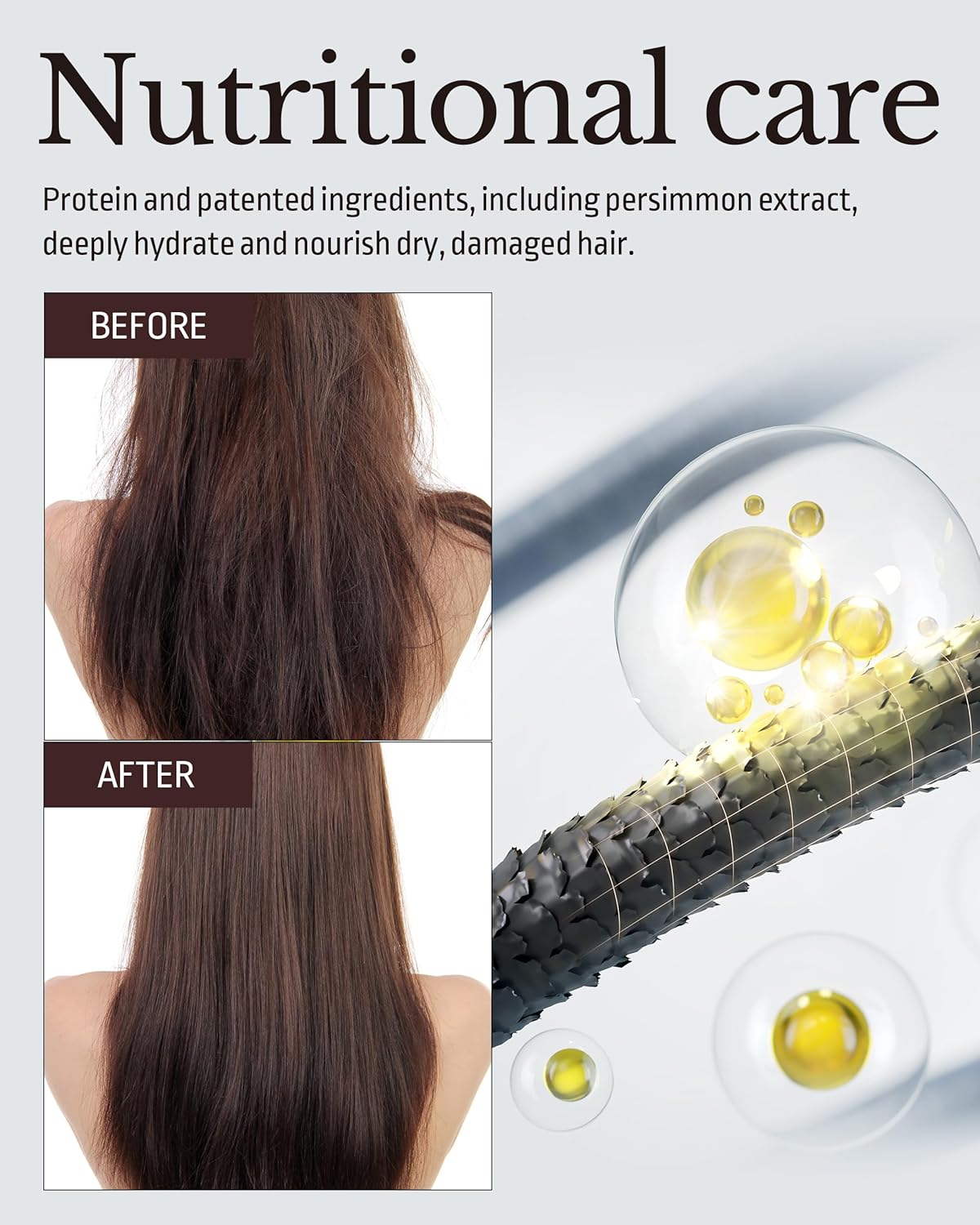 Milk Protein Intensive Water Treatment Florist Garden - Hair Nourishing and Scalp Enhancing Ampoule to Cream for Steaming Hair Mask - Refreshing & Sweet Floral Scent, 6.76oz. - Image 5