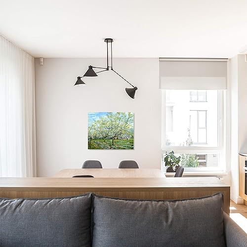 Miniatura 1369 de A&T ARTWORK The Starry Night de Vincent Van Gogh. Tamaño del marco: 36 x 30 pulgadas, tamaño de la imagen: 30 x 24 pulgadas, reproducciones clásicas