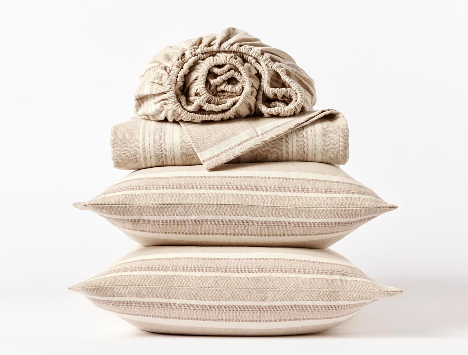 "Coyuchi Flannel Sheet Set, King" - Image 2