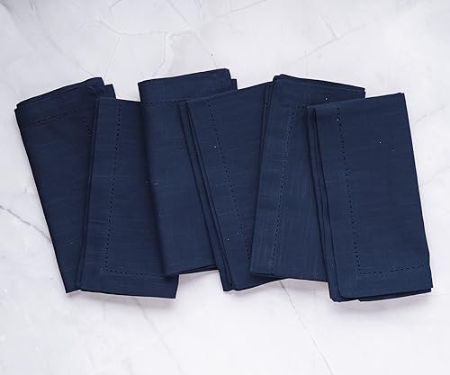 Miniatura 4 de Juego de 6 servilletas rojas, servilletas 100% algodón, servilletas rojas de Navidad, servilletas de tela, servilletas de granja, lavables,