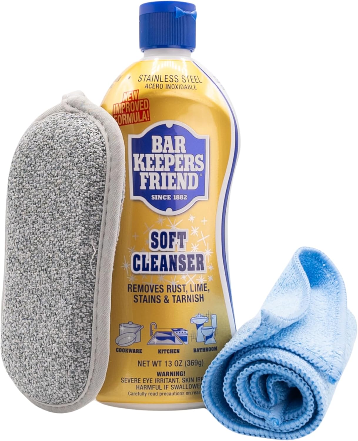 Arsta Home Bundle Bar Keepers Friend 13 oz Stainless