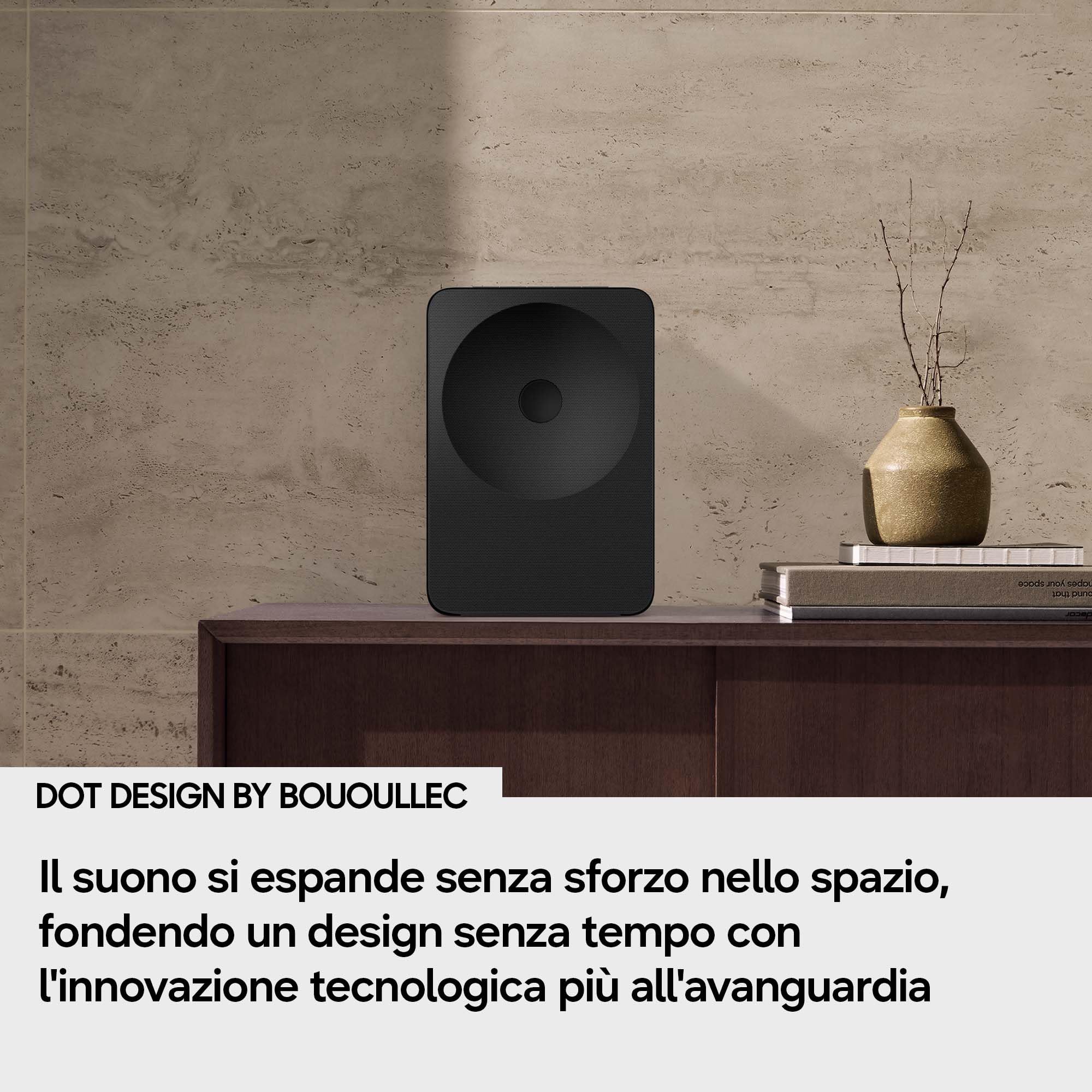 Samsung HW-LS71H/XC Speaker Music Studio 7, WiFi-Bluetooth Smart Wireless Speaker, Dolby Atmos, Hi-Resolution Audio, Q-Symphony, Dot Design by Bouroullec, Built-in Voice Assistant, 2026