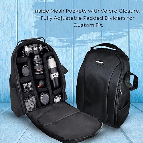 Vista 2 de Ultimaxx Mochila profesional dinámica duradera ultraligera y resistente al agua diseñada específicamente para cámaras y videocámaras DSLR Nikon