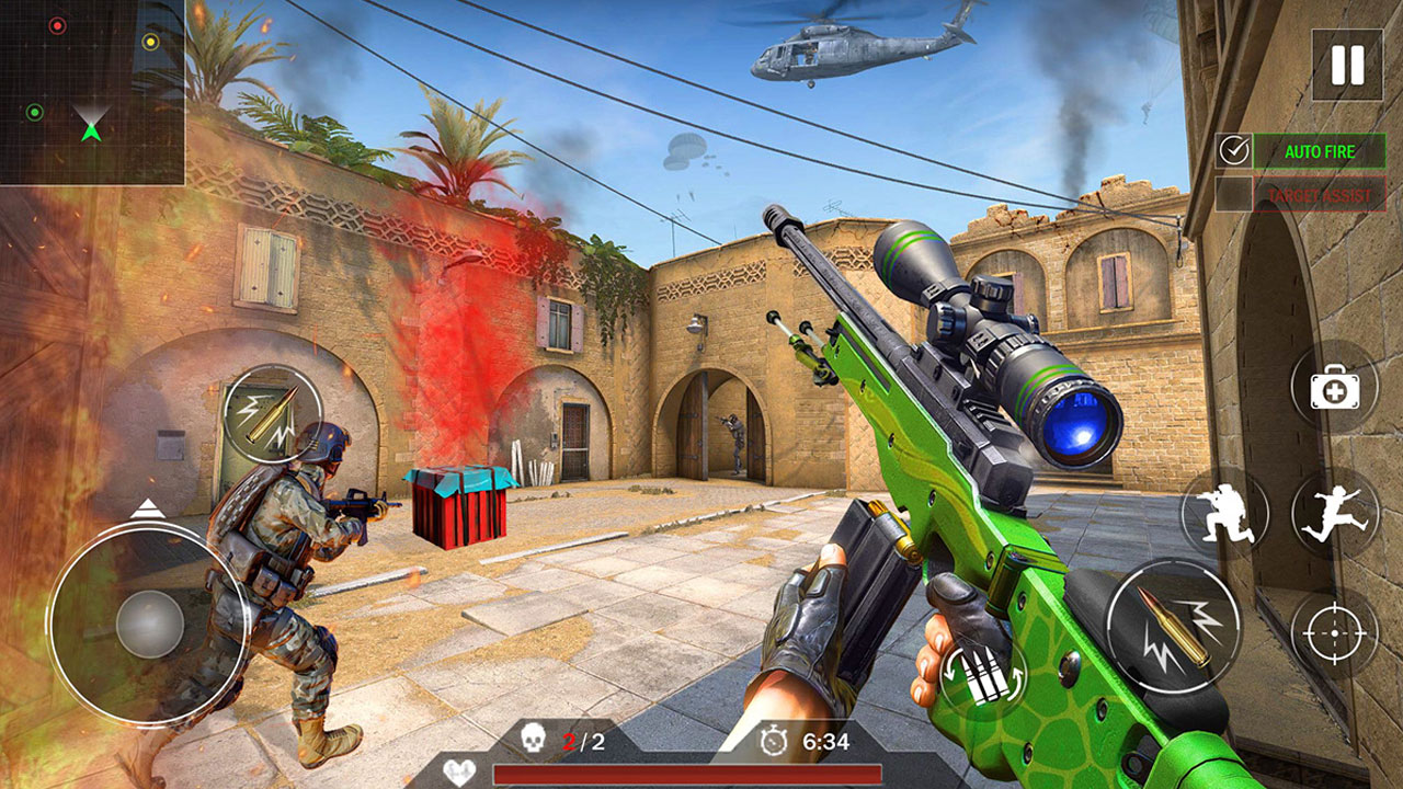 リアルオープンワールドコールオブコマンドーfpsシューティングゲーム