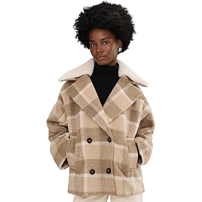 Levis Wool Blend Peacoat camel combo