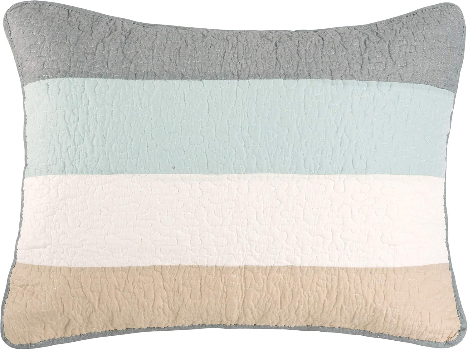 C&F Home Driftwood Shores Full/Queen Bed 3 Piece Quilt Set Summer Beach Bedding Ocean Themed Coastal Reversible Machine Washable Lightweight Pieced And Embroidered Bedspread Coverlet Bedding Comforter - Image 5