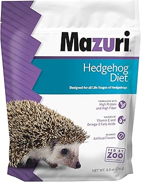 Mazuri | Nutritionally Complete Hedgehog Food | 8 Ounce (8 oz) Bag