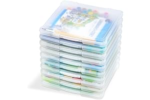 IRIS 12 x 12 Paper Storage Cases | Premium Portable Scrapbook Organizers