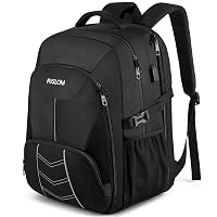 Zaino Uomo Grande 55L 18.4 Pollici con Caricatore USB Lavoro Impermeabile Laptop Computer