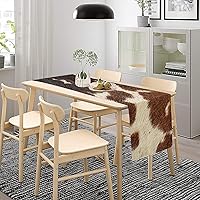 Vista 52 de Camino de mesa de mediados de siglo, moderno patrón atómico absctract geométrico retro de los años 1950 y 1960 S para decoración de mesa del hogar