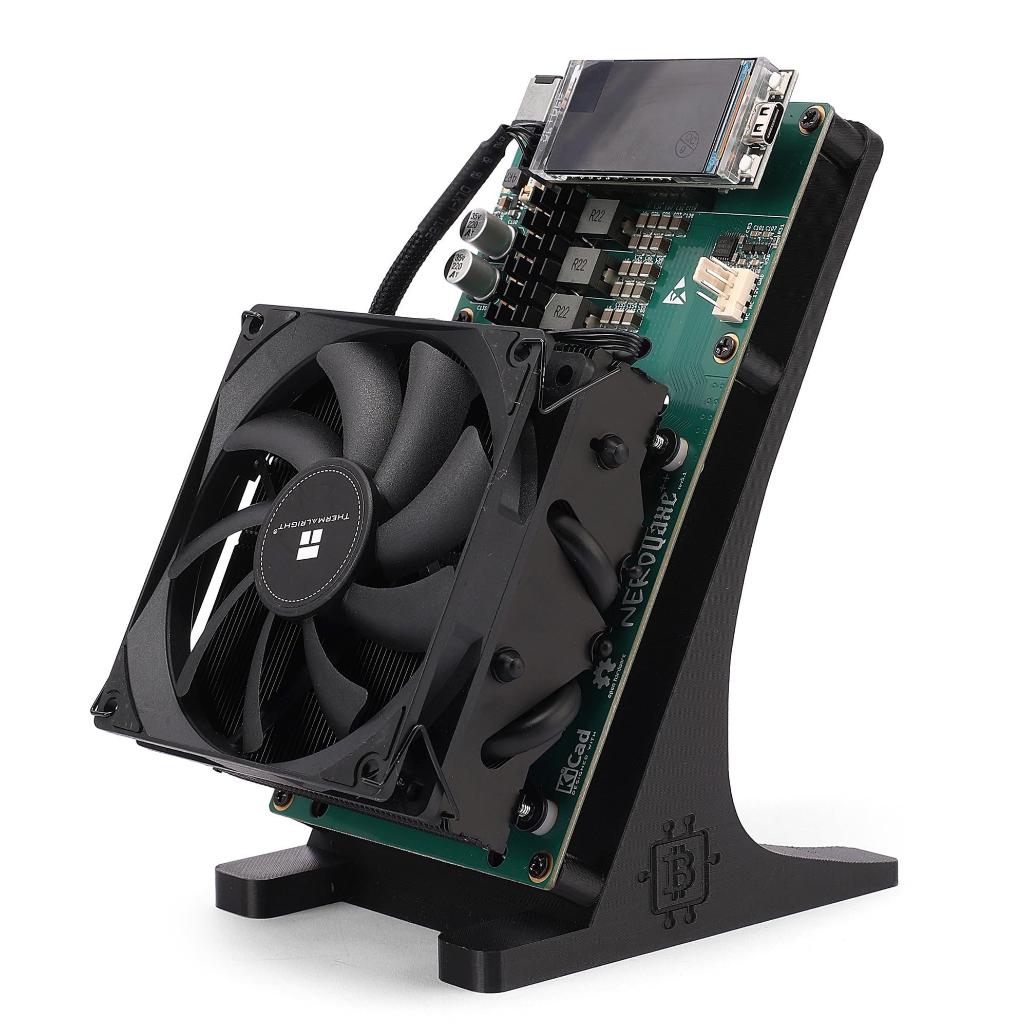 Amazon.com: Bitcoin Solo Miner Nerdqaxe++ 4.8TH/s Hashrate 75W