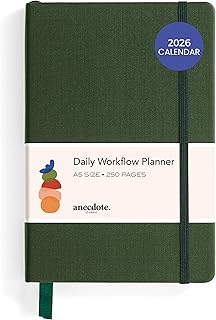 Productivity Planner and Undated Daily Calendar