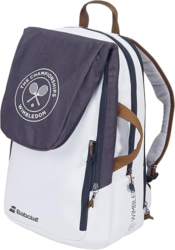 Babolat Pure Wimbledon Mochila de tenis (blanco/gris)