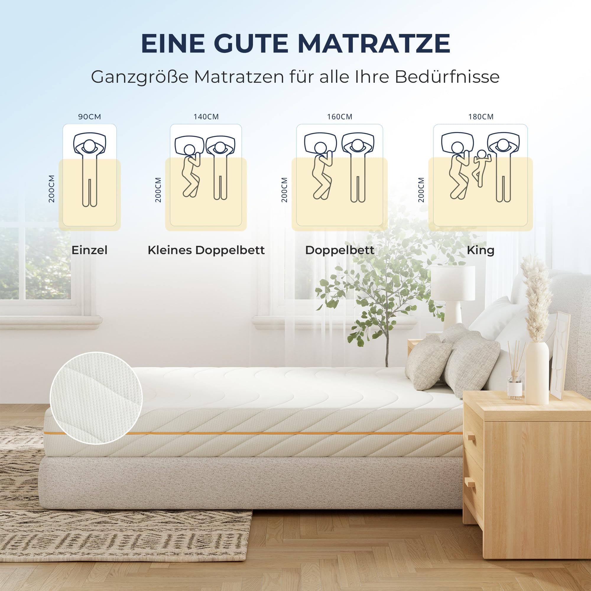 Napsie 7-Zonen Matratze – Bild 7