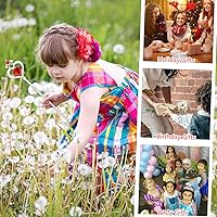 Vista 4 de Chargol Varita de cetro de ángel para disfraz de princesa