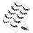 Waterproof Self Adhesive Eyelashes, Cat Eye Style 6-12mm, 5 Pairs Natural Look Stick on False Eyelashes, Pre Glued Lashes, No Glue Needed, Wispy Glueless Lashes Reusable by Obeyalash (6D35)