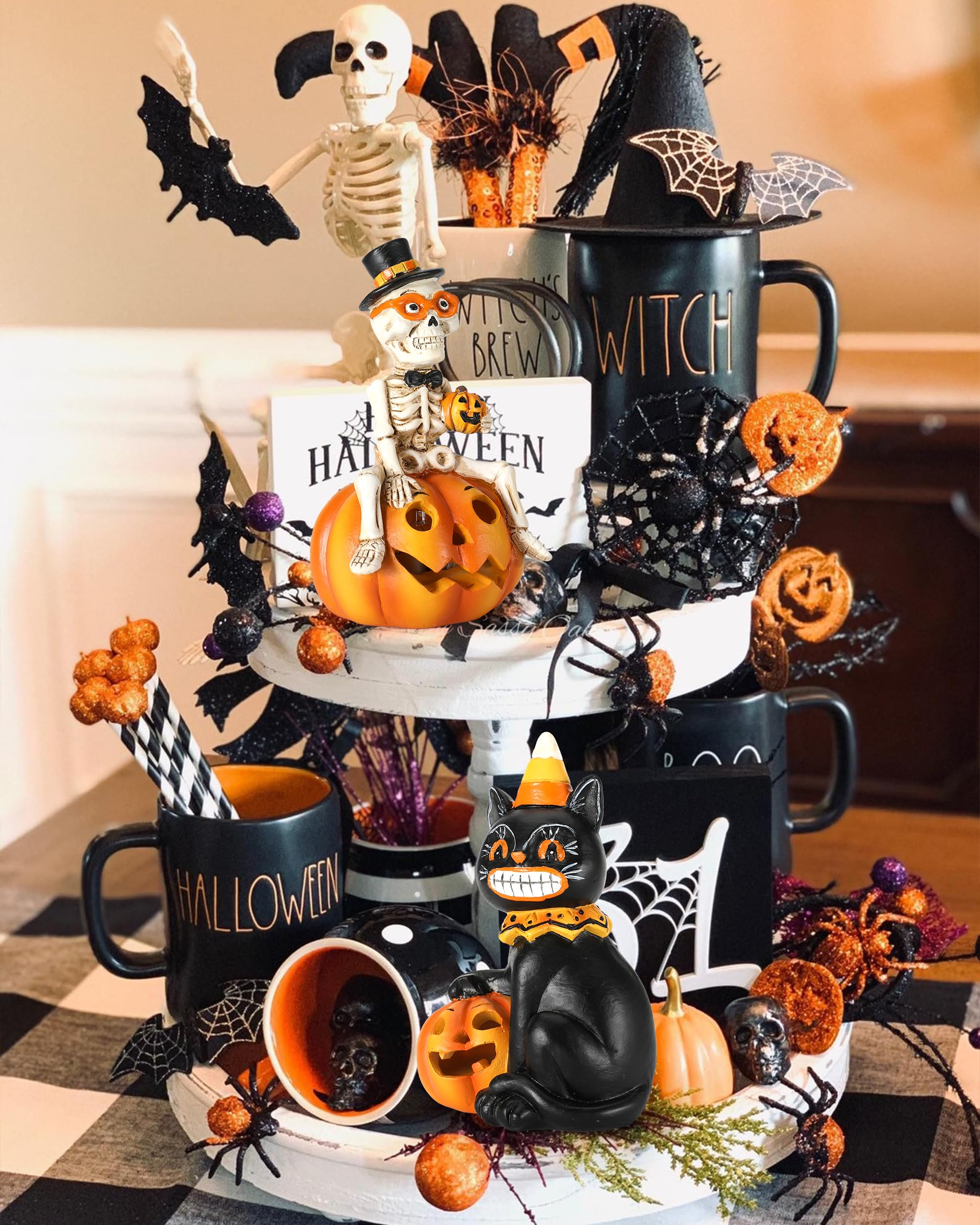 Amazon.com: iStatue Halloween Decorations Indoor, 2-Pack Resin