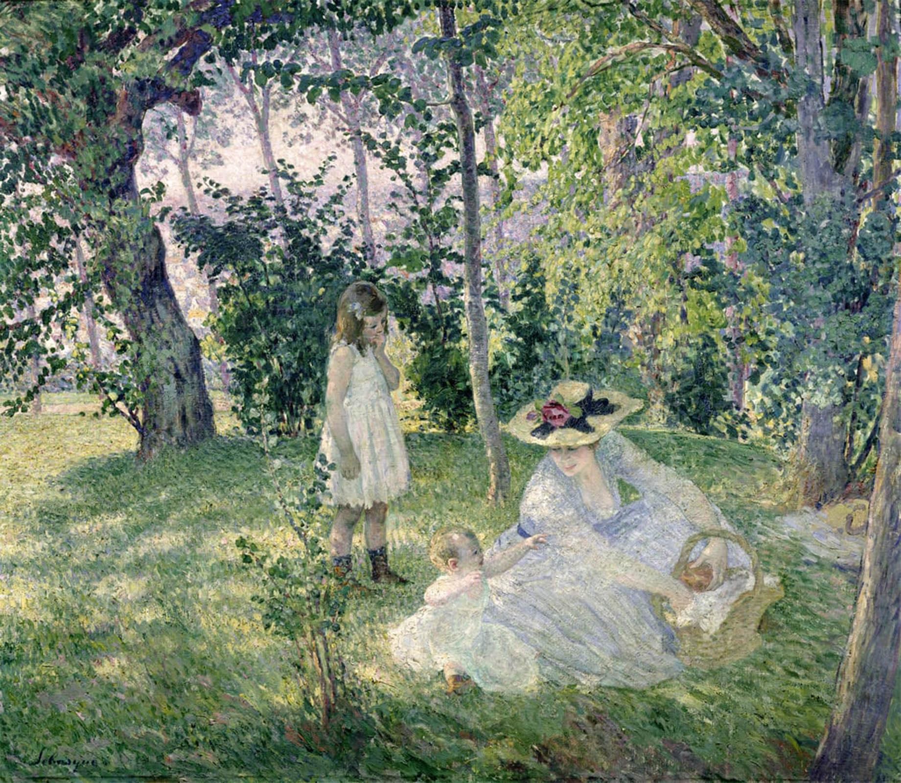 POSTERIIk Famous Animal Posters Vintage Picture the Picnic by Henri Lebasque Modern Wall Decor for Home Decor 60x90cm