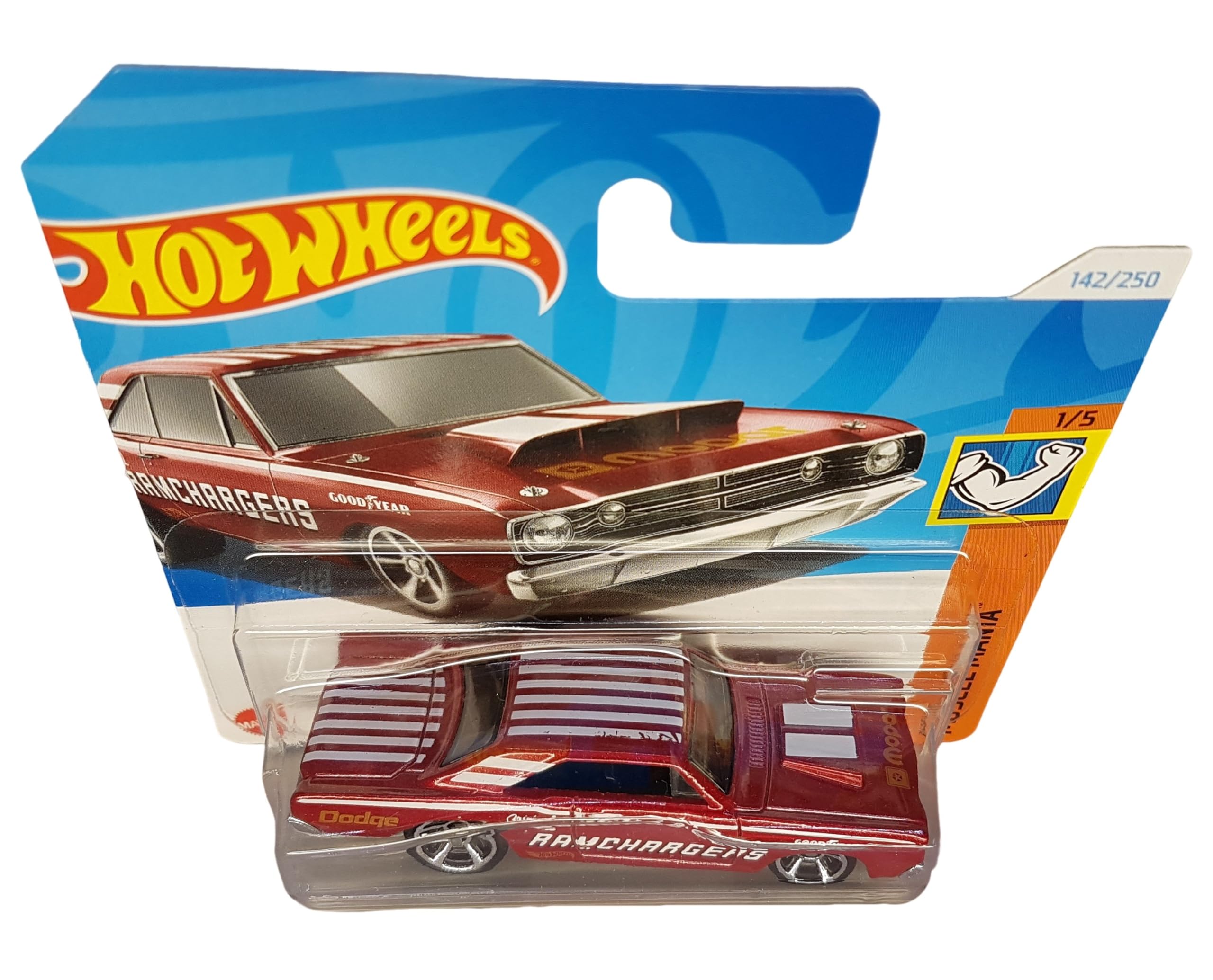 Hot Wheels - ´68 Dodge Dart - Muscle Mania 1/5 - HTD65 - Short Card - Mopar - Ramchargers - Good Year - Mattel 2024-1:64 - Image 2
