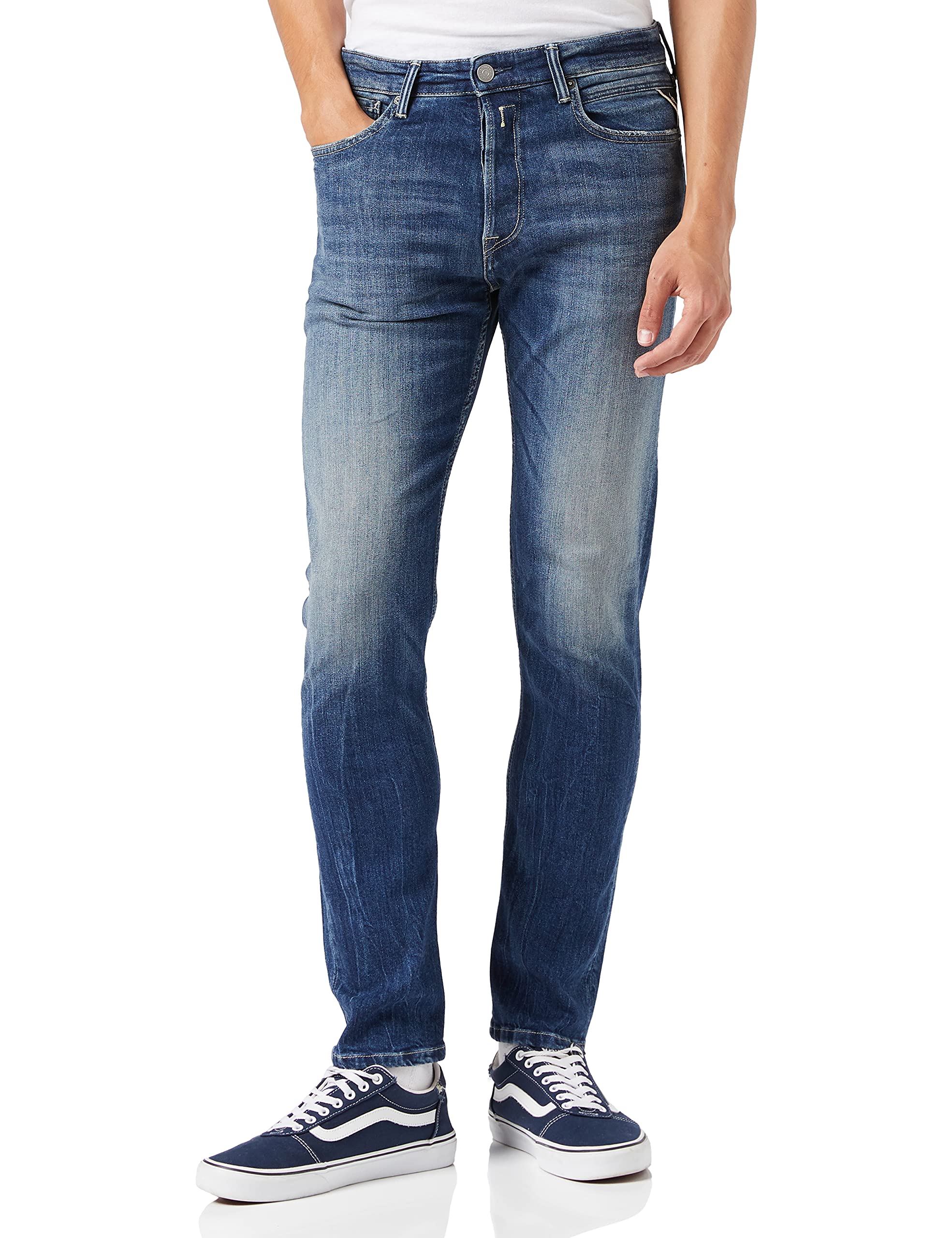 Replay Men's Donny Slim Jeans Not Applicable, (Medium Blue 9),