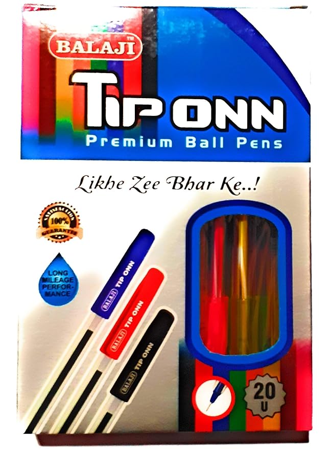 S.S.PRIME FAST WRITING BLUE BALL PEN PACK OF 100 ( USE AND THROW PENS