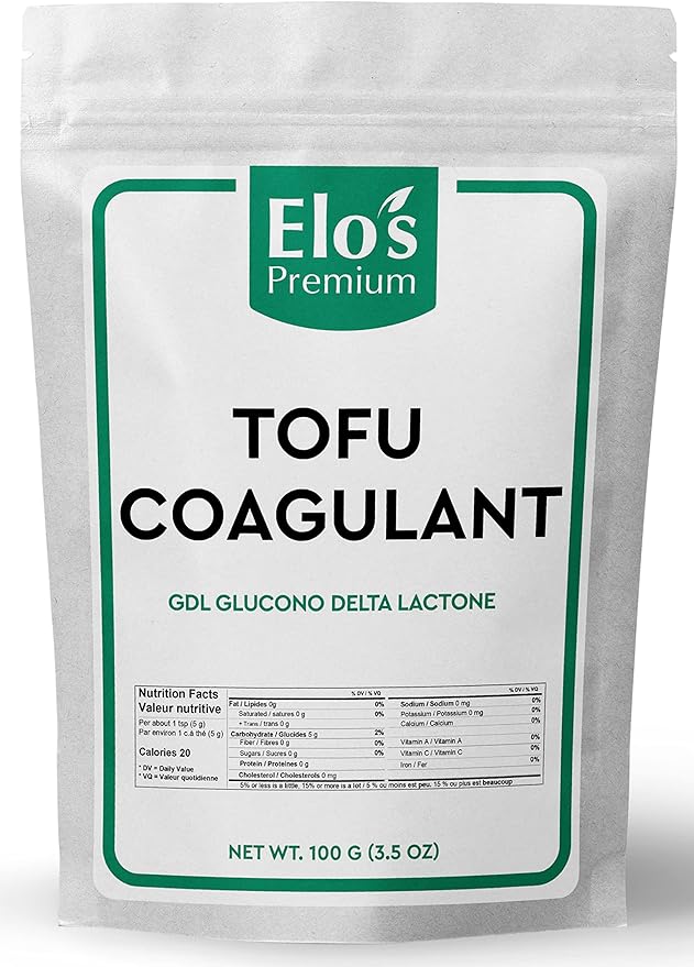 Tofu Coagulant (GDL) By Elo’s Premium (100g), Food Grade, Gluten Free