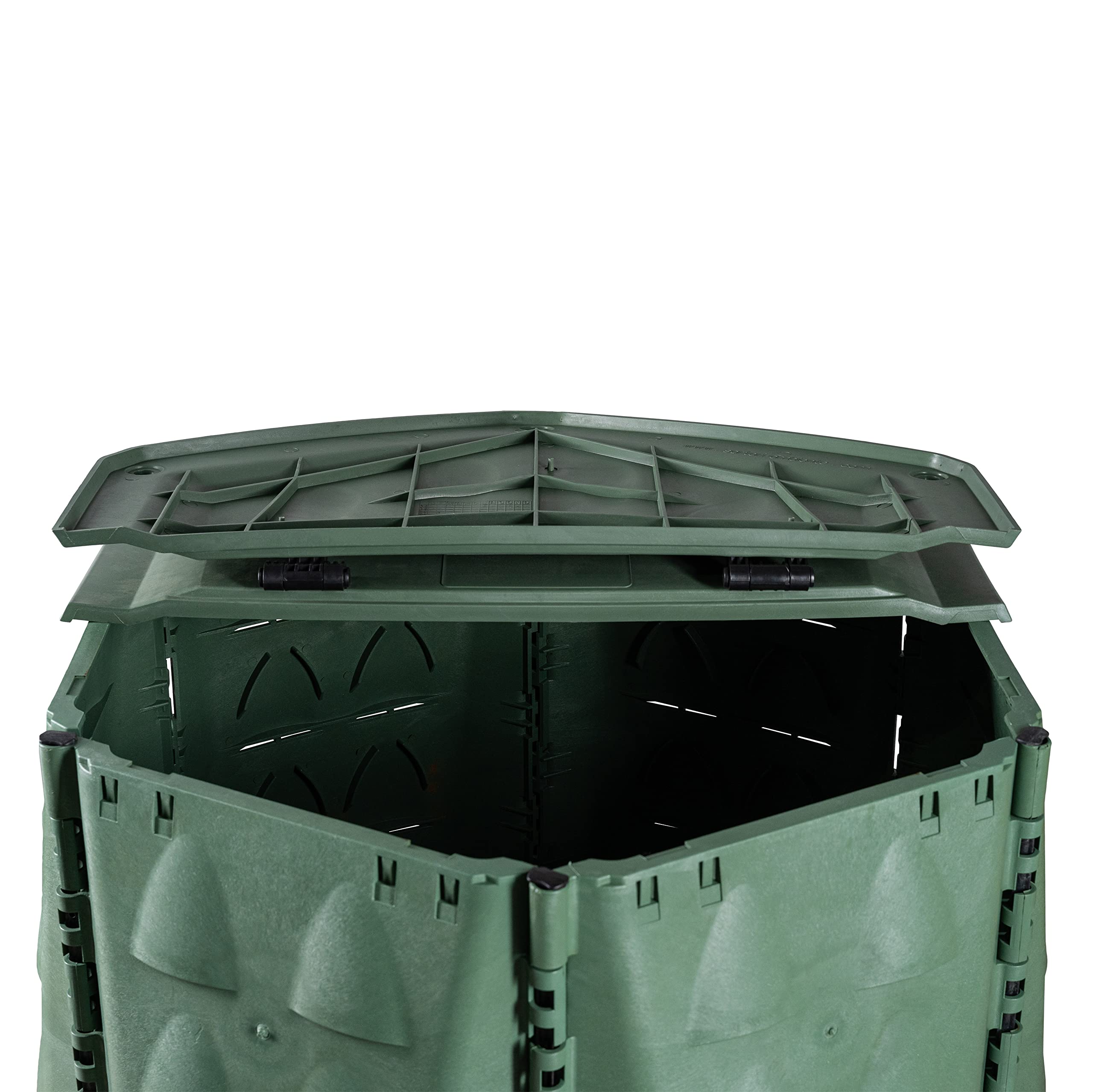 Hardwex Komposter | Schnellkomposter | Thermokomposter | 1000 L | 10mm starke Wände aus hochwertigem Polyethylen mit Schaumstoffkern | Ausgeklügeltes Belüftungssystem | Mit antibakterieller Behandlung