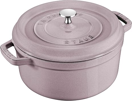 STAUB Cast Iron 5.5-qt Round Cocotte - Lilac