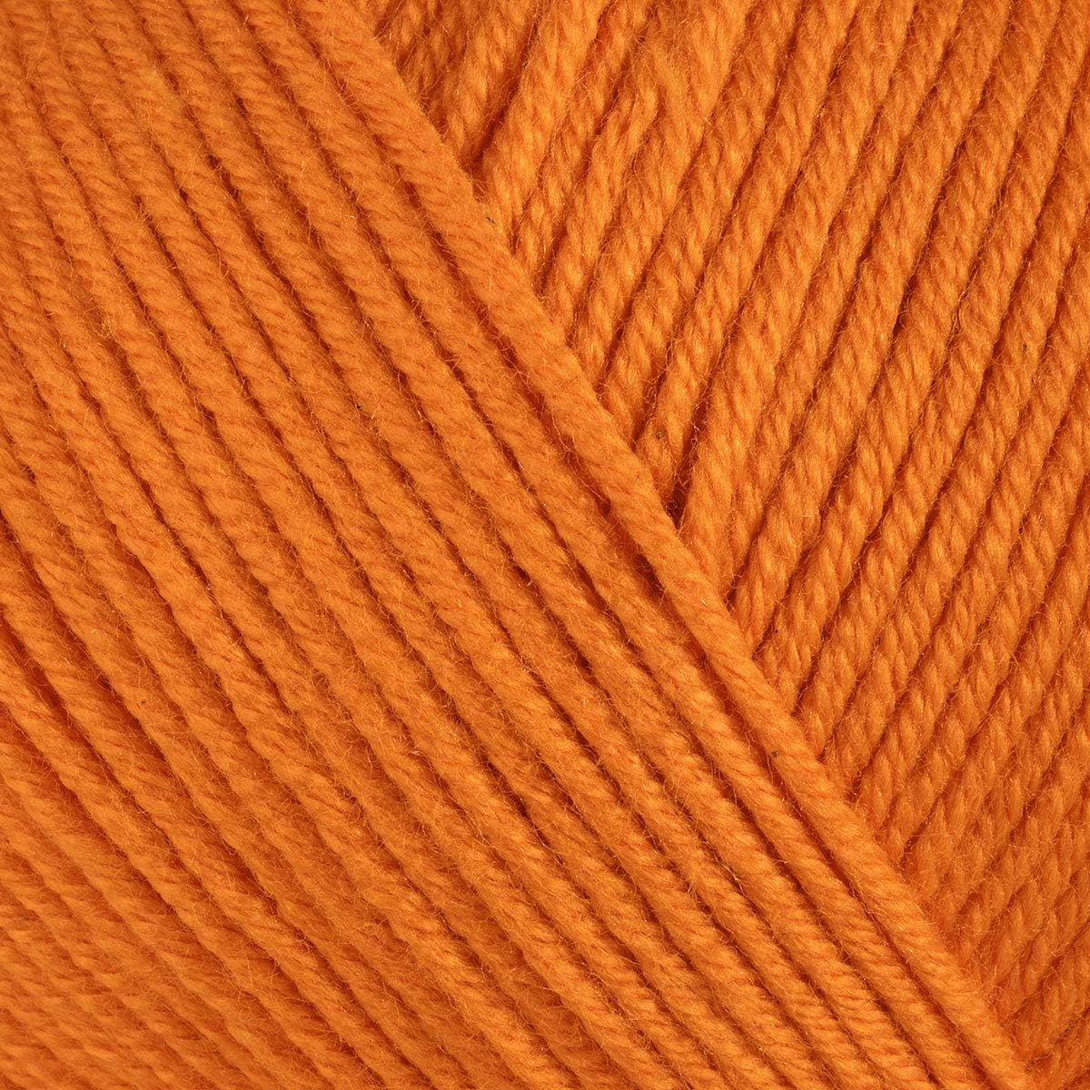Estako Happy Cotton, (4 Skeins Pack) 60% Cotton 40% Acrylic Yarn, Soft, Fine/Sport (2) for Crochet and Knitting (4 x 1.76 Oz) / (4 x 180 Yrds) (4720 - Orange)