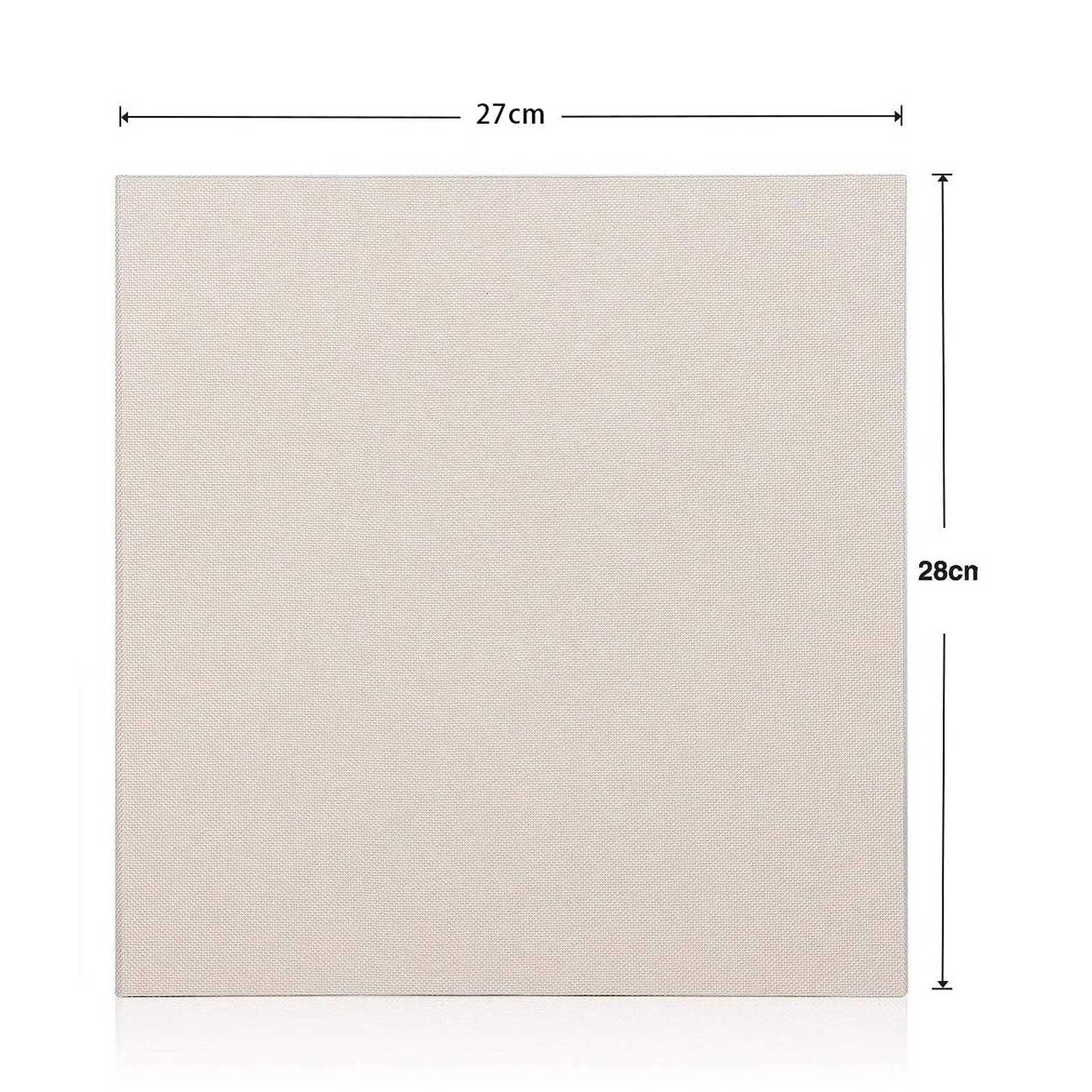 3X Foto Album Sammel Album Leinen DIY Erinnerungs Buch Dicke Seiten mit Schutz Folie Bilder Dauerhaft Speichern, Auswahl