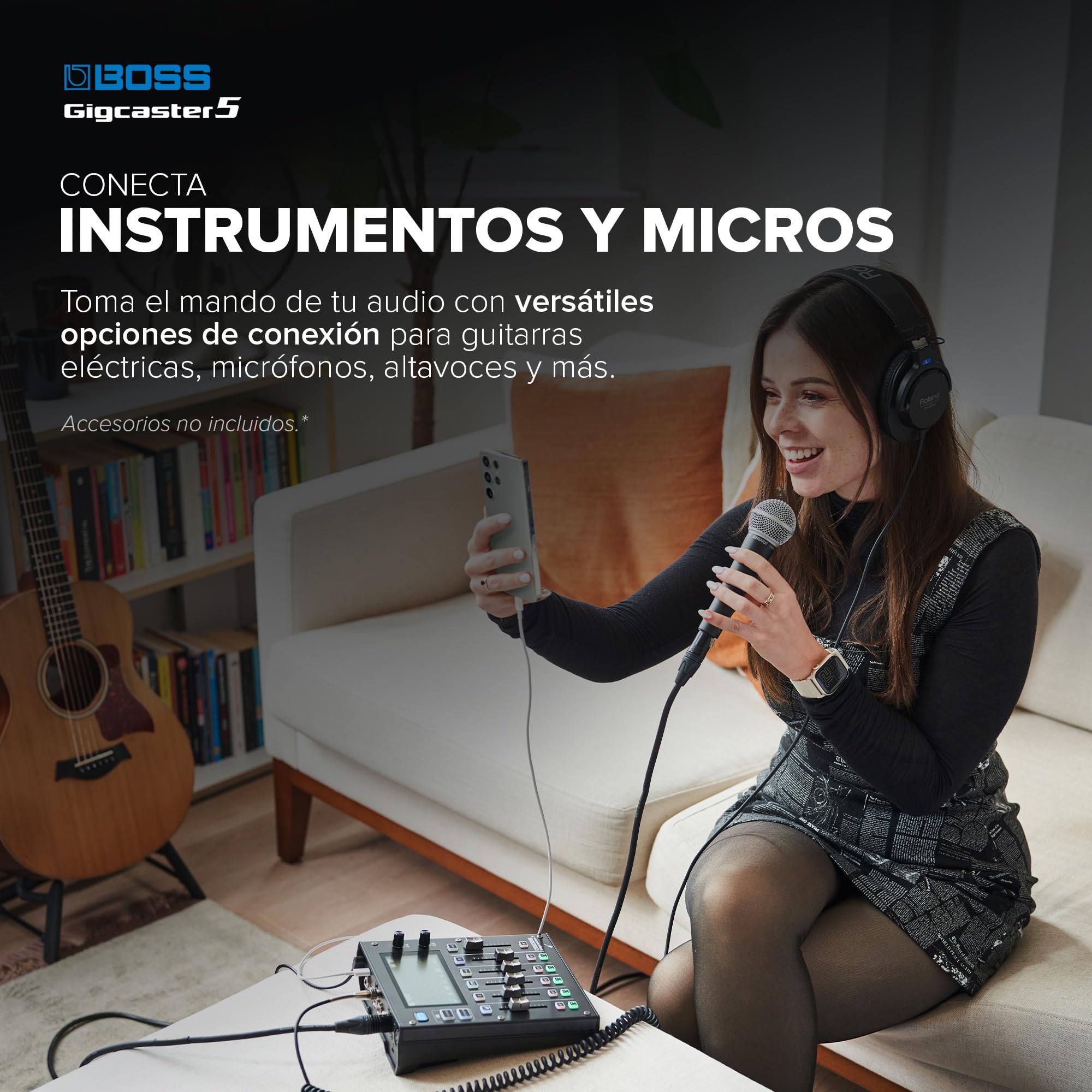 BOSS Gigcaster 5 | Compacto mezclador de streaming de audio de 5