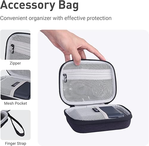 Miniatura 4 de Estuche organizador para dispositivos (negro) y GL.iNet GL-MT3000 (Beryl AX) de bolsillo Wi-Fi 6 AX3000 inalámbrico de viaje Gigabit Router