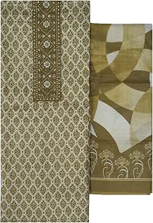 Soul Essence Womens Cotton Embroided Salwar Suit Material (vch19803, Green, Unstiched) Price In India
