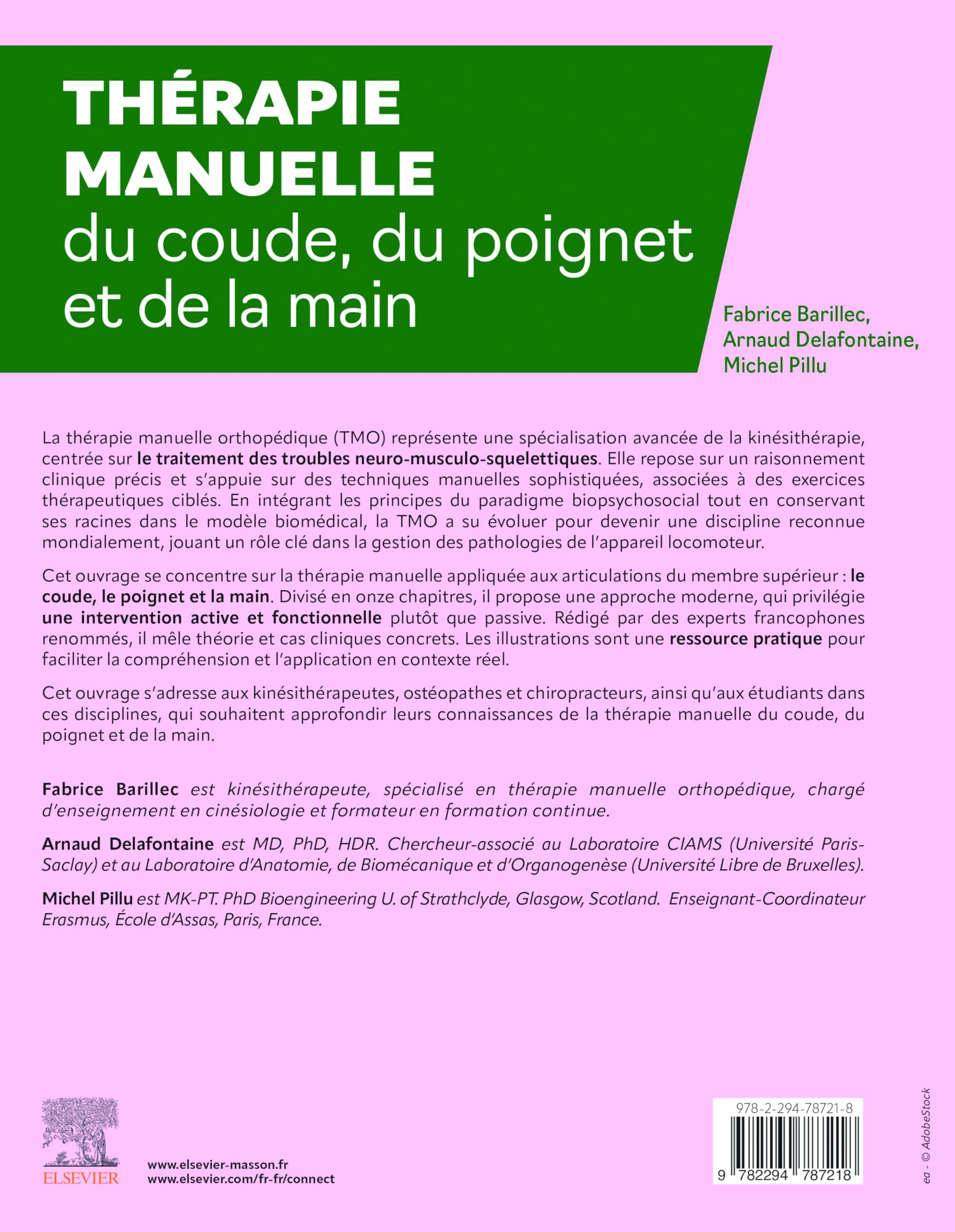 Thérapie manuelle du coude, du poignet et de la main: Expertise neuro-musculo-squelettique