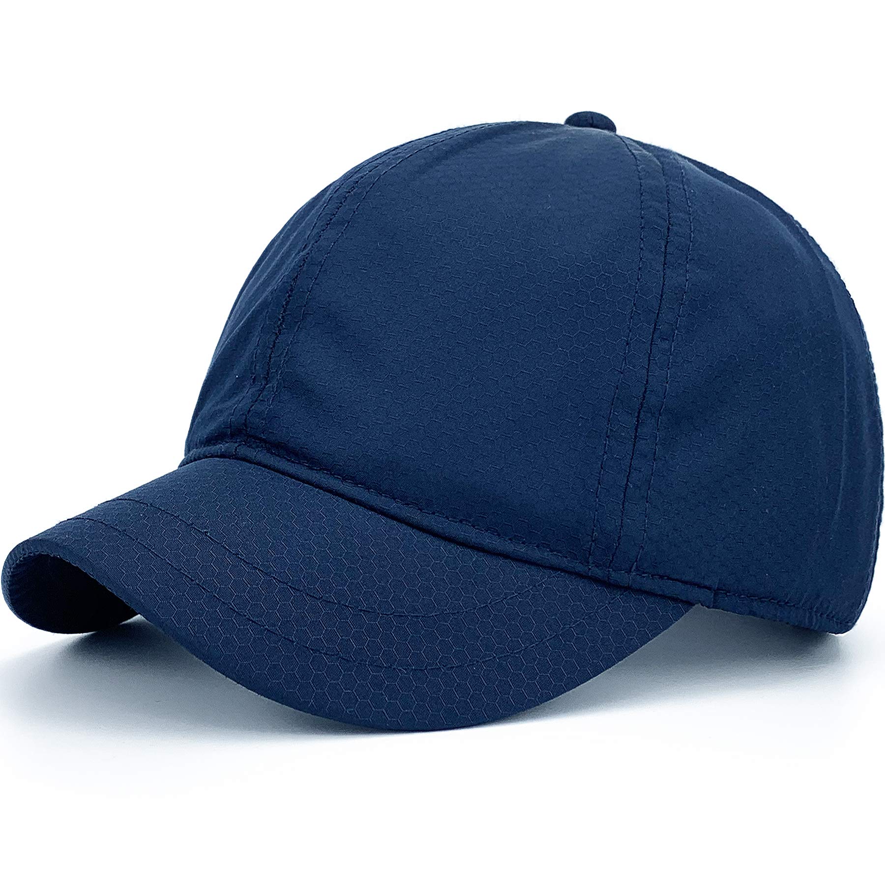 REDSHARKSREDSHARKS Structured Short Bill Hat Quick Dry Short Brim Hat  Trucker Baseball Dad Cap