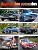 Vista 7 de UNI-SHINE Faro LED redondo de 5 3/4'' 5.75 pulgadas, 4 piezas, reflector de haz alto/bajo con DRL, haz sellado H5001 H5006 compatible con Peterbilt