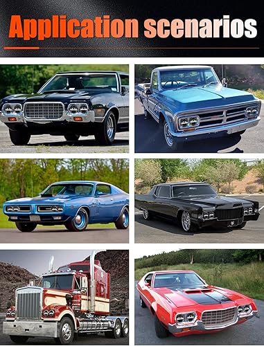 Miniatura 7 de UNI-SHINE Faro LED redondo de 5 34 pulgadas 5.75 pulgadas, 4 piezas, reflector de haz alto y bajo con haz sellado DRL H5001 H5006 compatible con