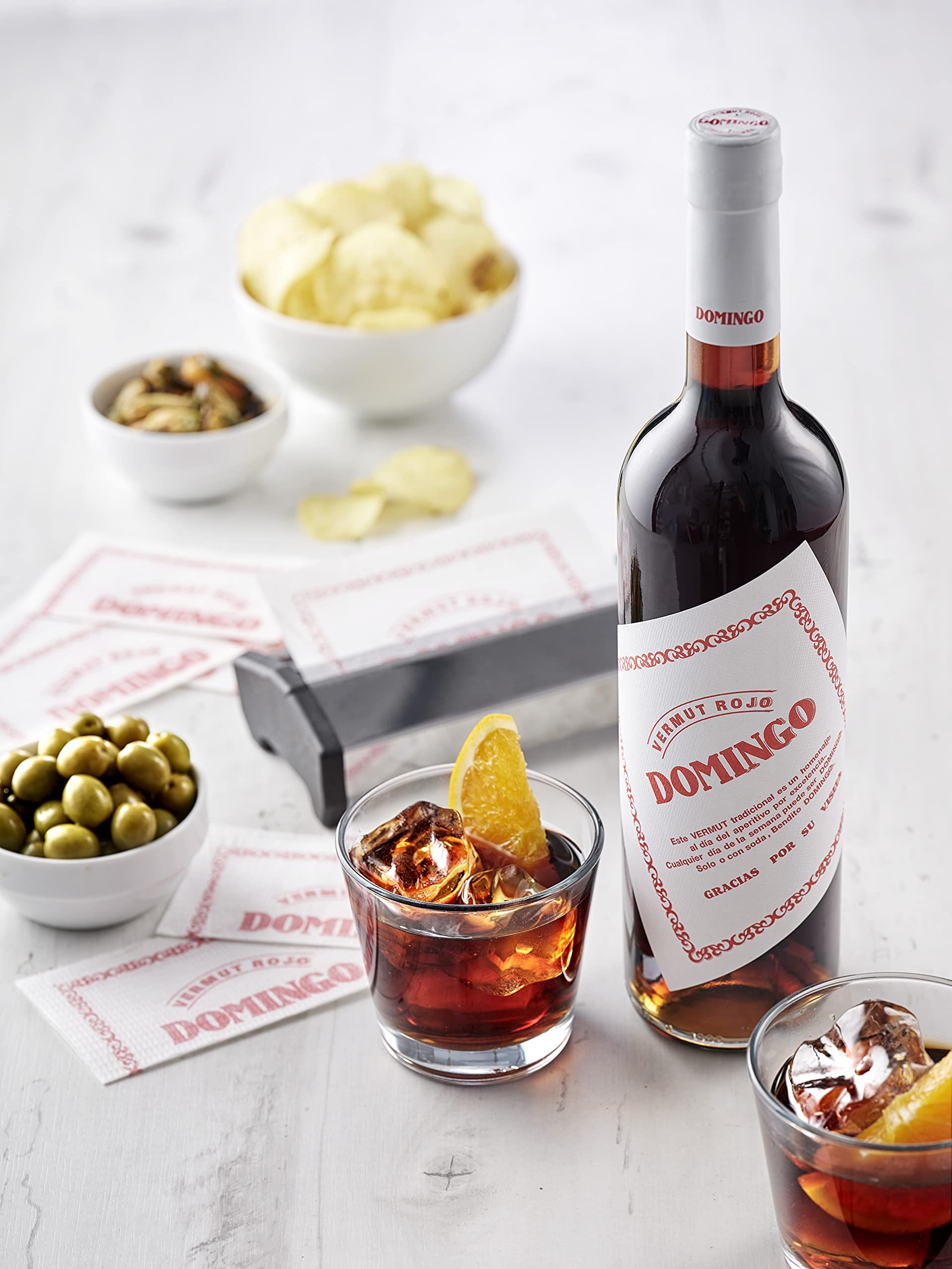 Domingo Vermut Rojo Aperitivo, 750 ml (Paquete de 6)