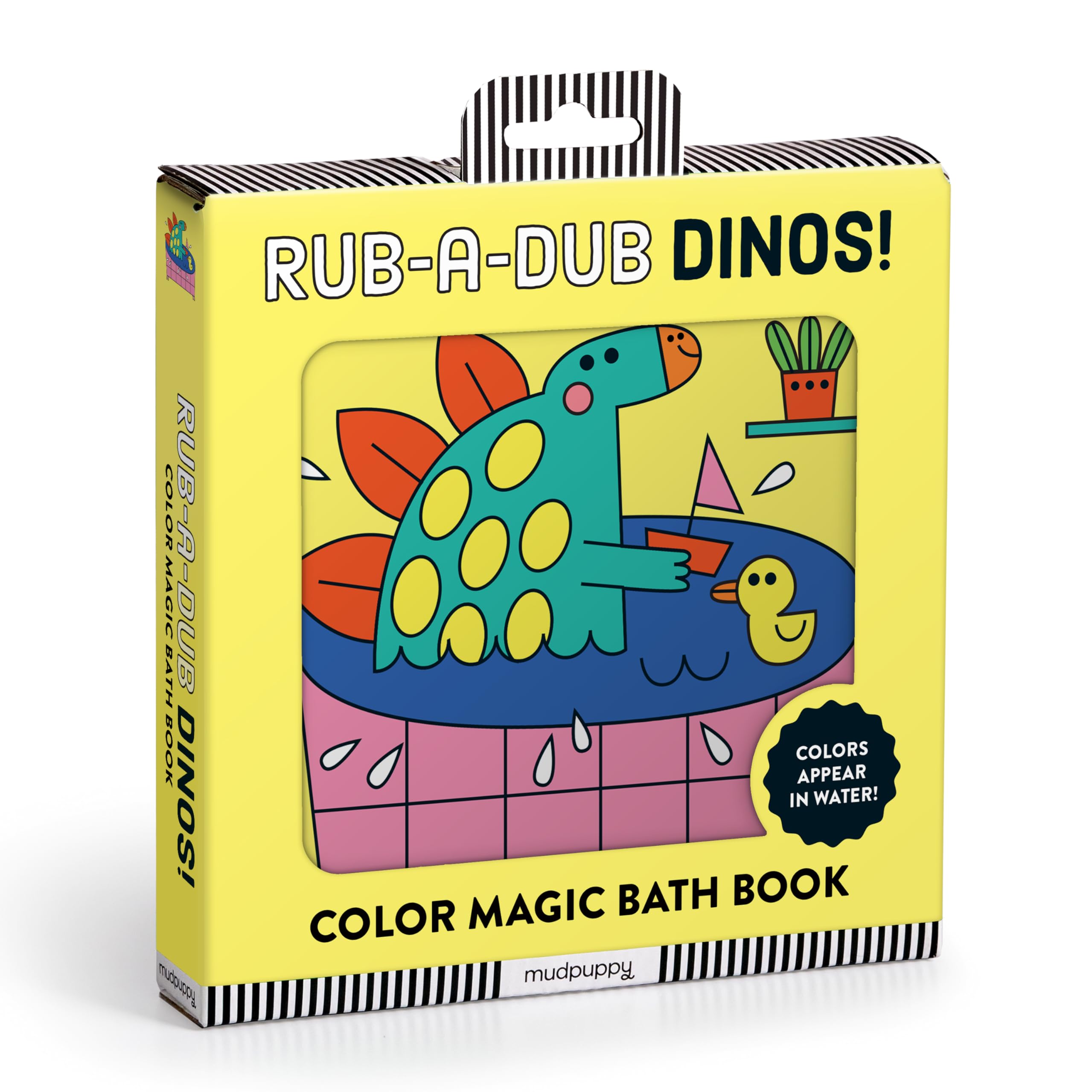 Rub-a-Dub Dinos! Color Magic Bath Book by Mudpuppy (Bath book)